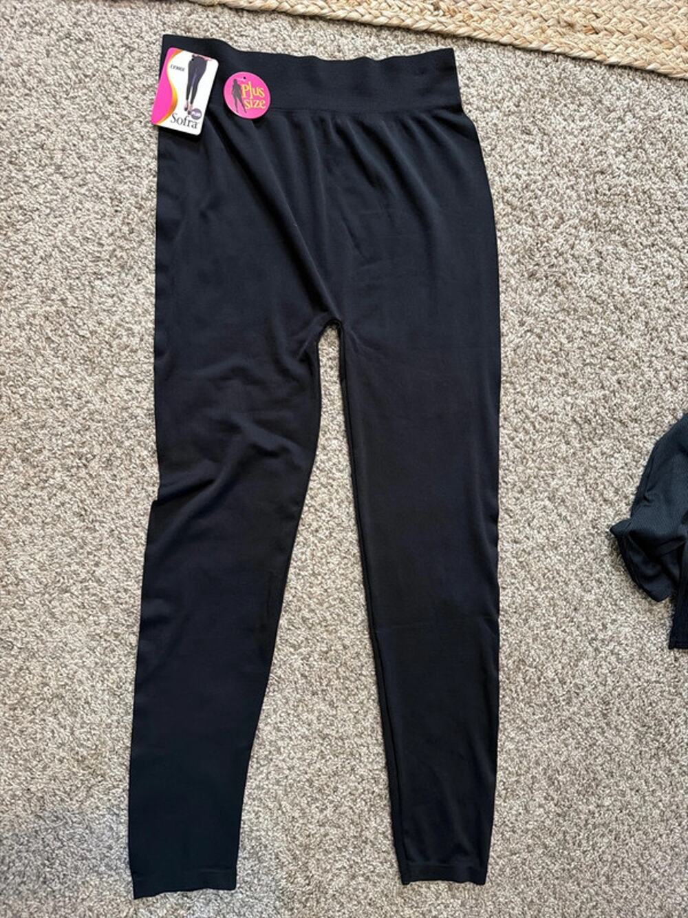 3 for $9 Sofra leggings, black plus 2994